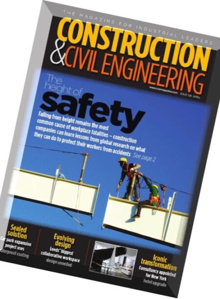 Construction & Civil Engineering – April 2016 Cover
