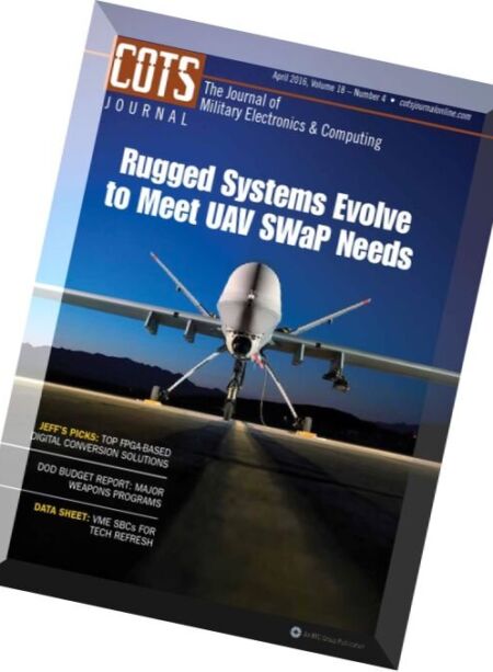 COTS Journal – April 2016 Cover