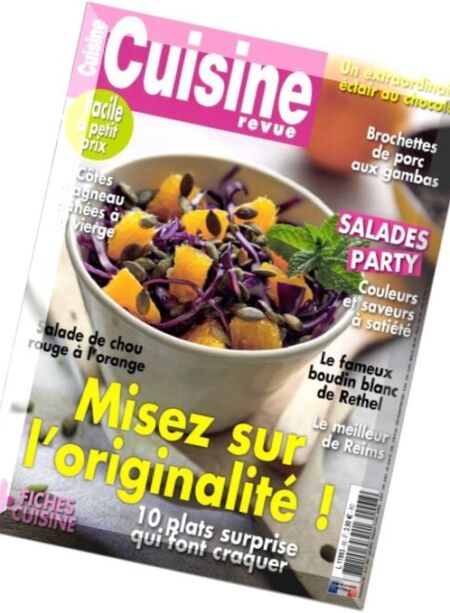 Cuisine Revue – Avril-Mai-Juin 2016 Cover