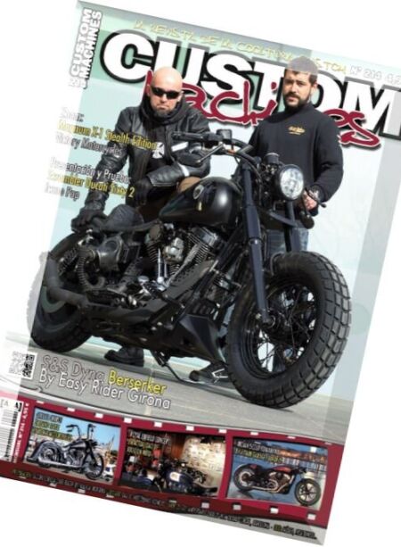 Custom Machines – Abril 2016 Cover