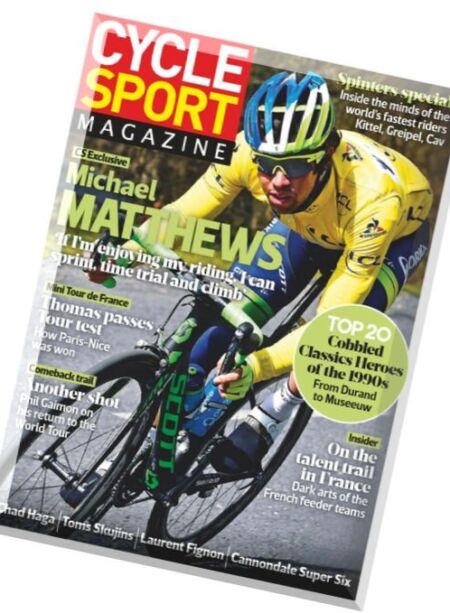 Cycle Sport – June 2016 Cover