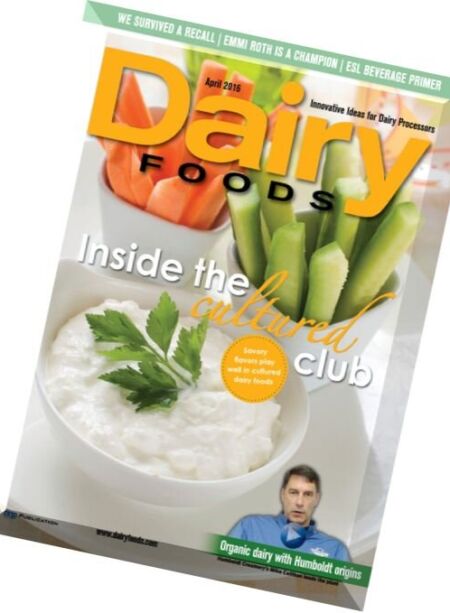 Dairy Foods – April 2016 Cover