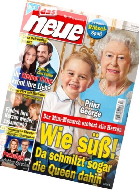 das neue – 23 April 2016 Cover