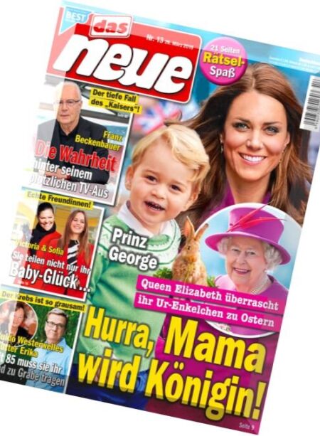 das neue – 26 Marz 2016 Cover