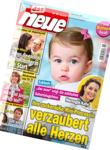 das neue – 7 Mai 2016 Cover