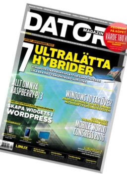Dator Magazin – Nr.5, 2016