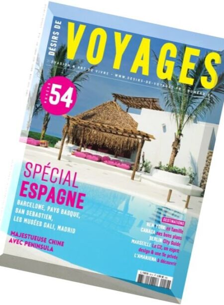 Desirs de Voyages – Avril-Mai 2016 Cover
