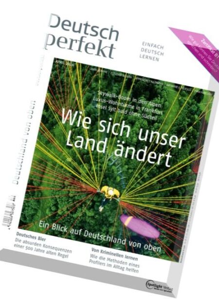 Deutsch Perfekt – April 2016 Cover