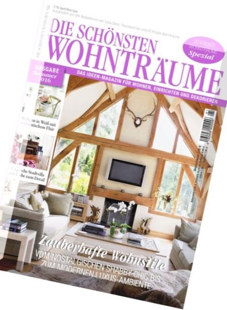 Die Schonsten Wohntraume – April-Juni 2016 Cover