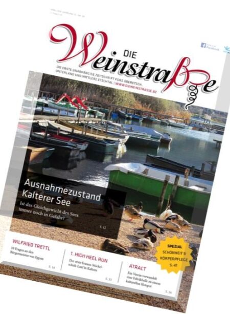 Die Weinstrasse – April 2016 Cover
