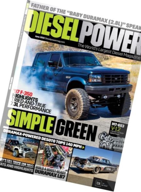 Diesel Power – June 2016 Cover