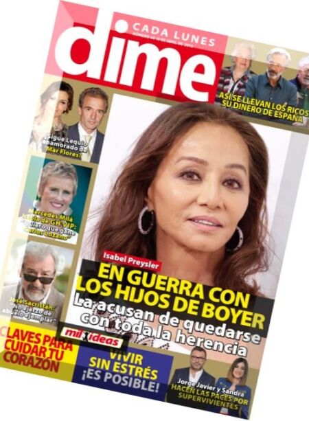 Dime – 10 Abril 2016 Cover
