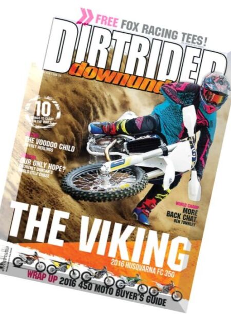 Dirt Rider Downunder – N 129, May 2016 Cover