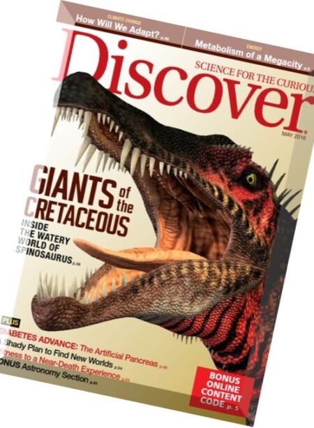 Discover – May 2016 Cover
