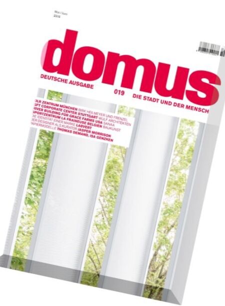 Domus Germany – Mai-Juni 2016 Cover