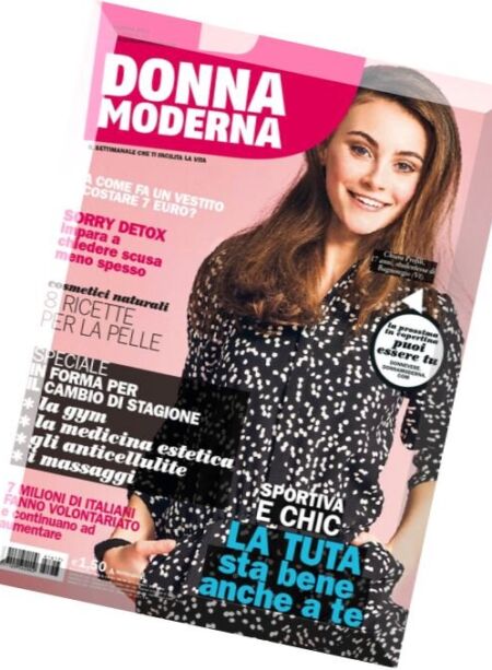 Donna Moderna – 19 Aprile 2016 Cover