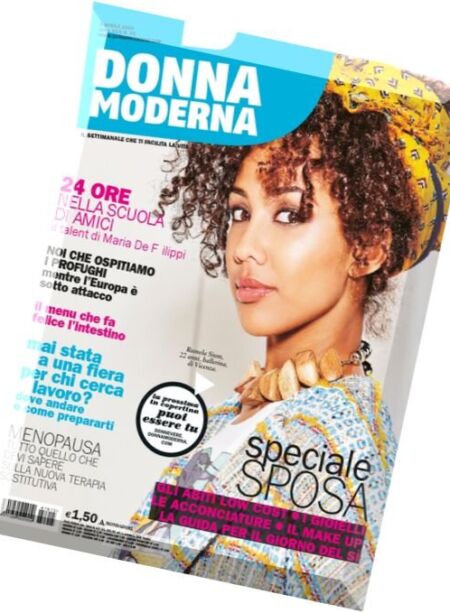 Donna Moderna – 5 Aprile 2016 Cover