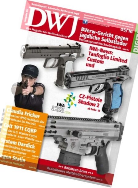 DWJ – Mai 2016 Cover