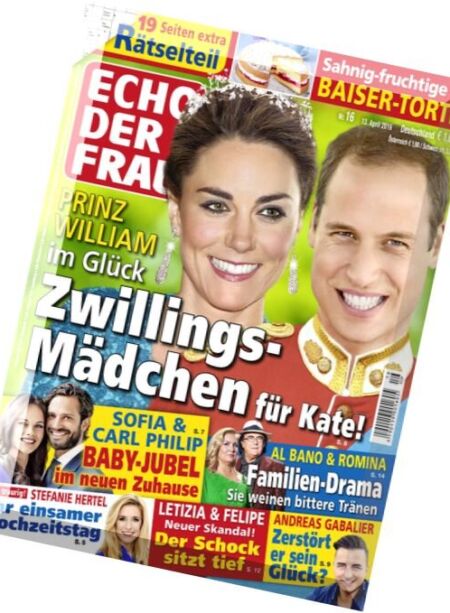 Echo der Frau – 13 April 2016 Cover