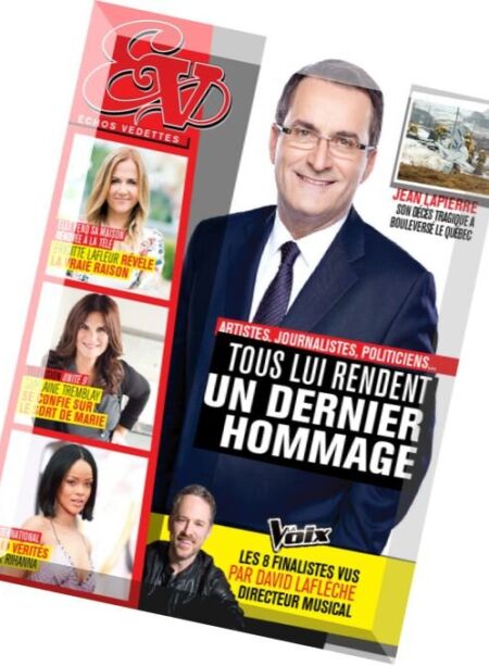 Echos Vedettes – 2 au 8 Avril 2016 Cover