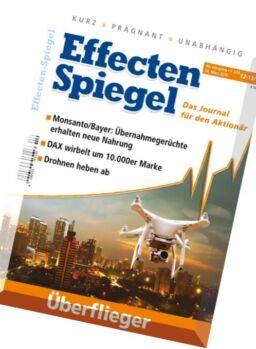 Effecten Spiegel – 24 Marz 2016