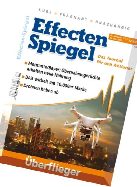 Effecten Spiegel – 24 Marz 2016 Cover