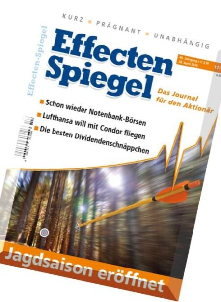 Effecten Spiegel – 28 April 2016 Cover