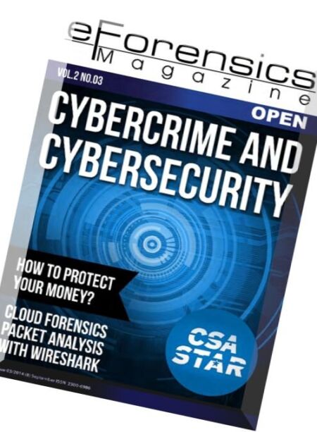 eForensics Open Cybercrime And Cybersecurity – September 2014 Cover