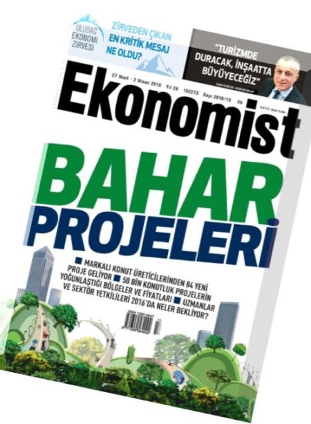 Ekonomist – 27 Mart 2016 Cover
