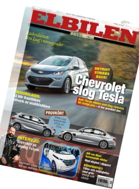 Elbilen I Sverige – Februari-Mars 2016 Cover