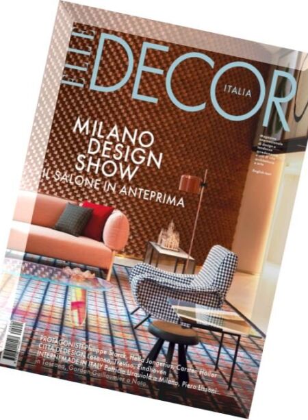 Elle Decor Italia – Aprile 2016 Cover