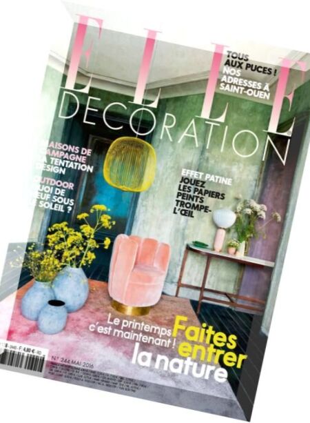 Elle Decoration France – Mai 2016 Cover