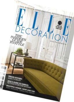 Elle Decoration South Africa – April-May 2016