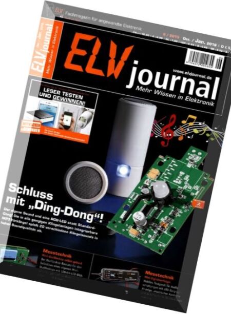 ELV Journal – Dezember 2015 – Januar 2016 Cover