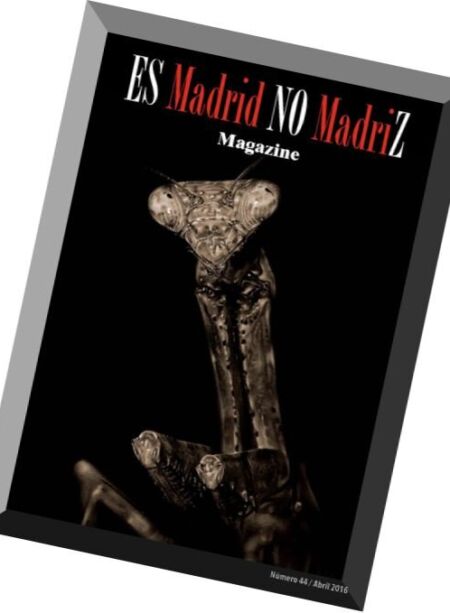 Es Madrid No Madriz – Abril 2016 Cover