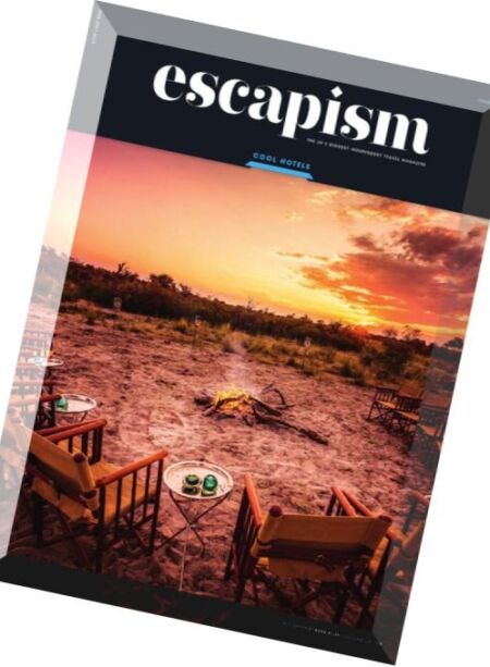 Escapism – Issue 29, Cool Hotels Issue 2016 Cover