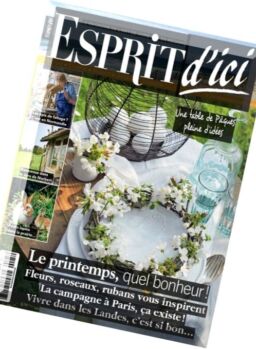 Esprit d’ici – Mars-Avril 2016