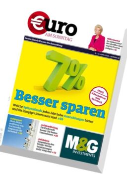 Euro am Sonntag – N 15, 9 April 2016