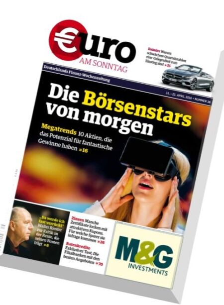 Euro am Sonntag – N 16, 16 April 2016 Cover