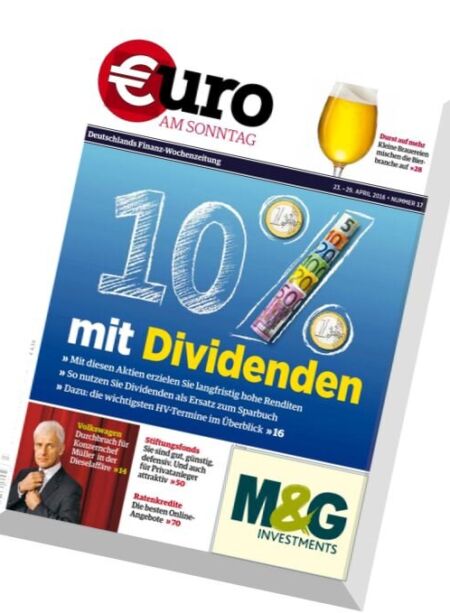 Euro am Sonntag – N 17, 23 April 2016 Cover