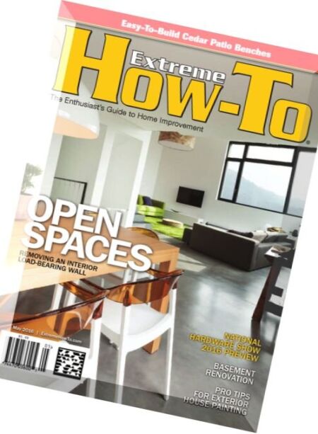 Extreme How-To Magazine – May 2016 Cover