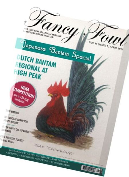 Fancy Fowl – April 2016 Cover