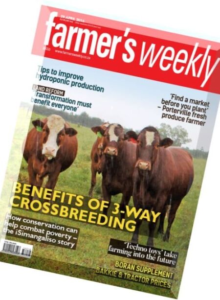 Farmer’s Weekly – 29 April 2016 Cover