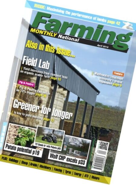 Farming Monthly National – April 2016 Cover