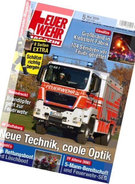 Feuerwehr Magazin – Mai 2016 Cover