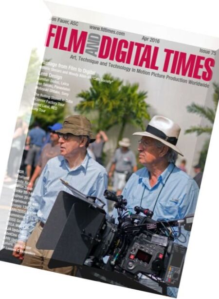 Film and Digital Times – April 2016 Cover