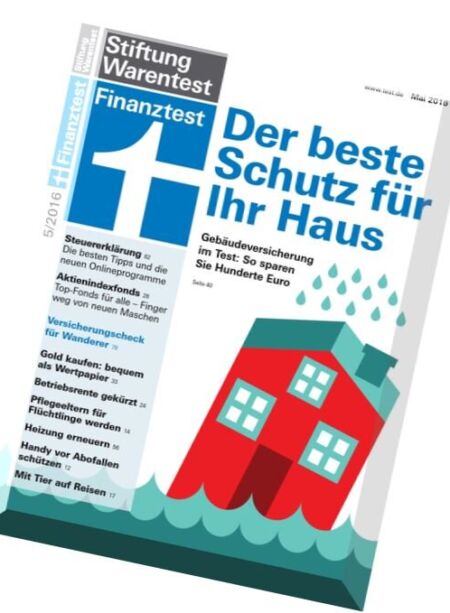 Finanztest – Mai 2016 Cover