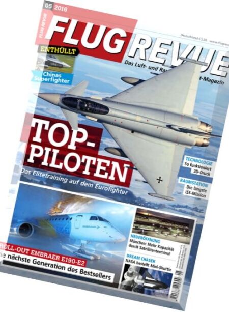 Flug Revue – Mai 2016 Cover