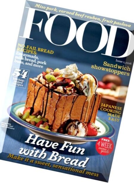 Food Magazine Philippines – Issue 1, 2016 Cover