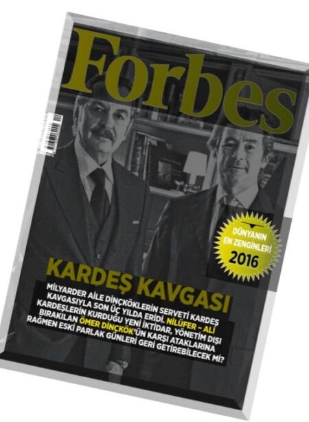 Forbes Turkey – Nisan 2016 Cover
